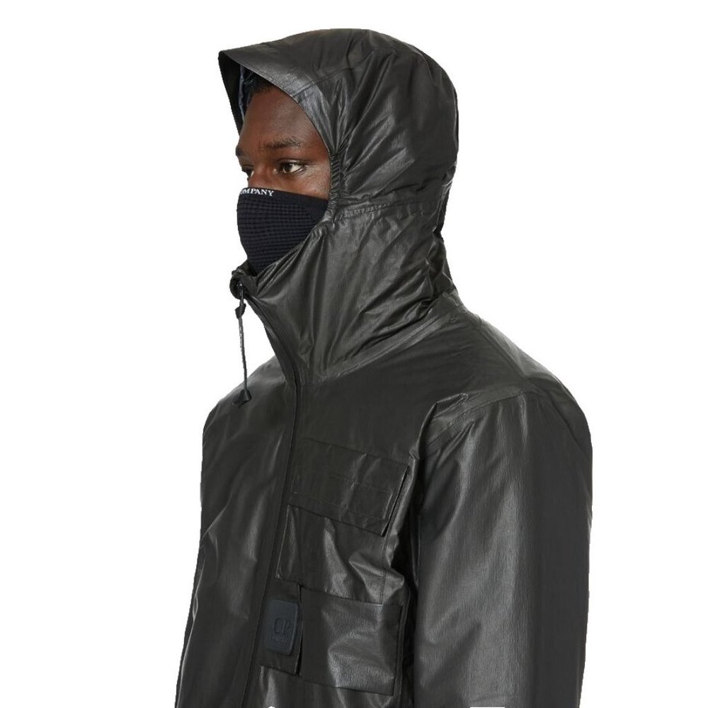 C.P. Company Mens Gore-Tex Infinium Rain Jacket Coat Size 50/L Pirate Black NWT